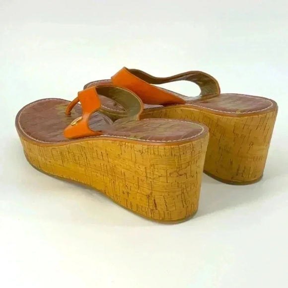 SAM EDELMAN WEDGE  THON SANDALS - Picture 4 of 6